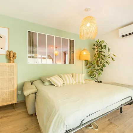 דירה Le Patio - T2 Wonderful - 150m - Clim - Parking Prive - Wifi לה קיוטאט